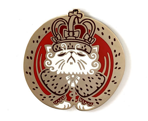 King George the Purred Pin