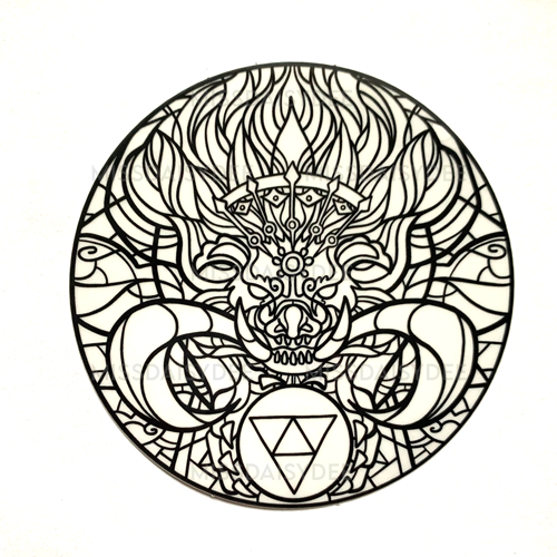 Power... Sage? "Stained Glass" Sticker