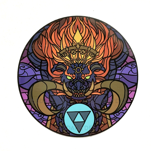 Power... Sage? "Stained Glass" Sticker