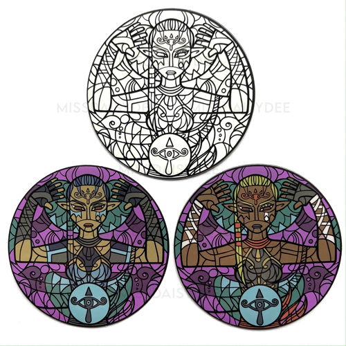 Shadow Sage "Stained Glass" Sticker