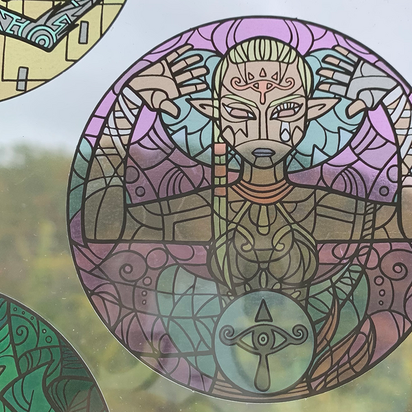 Shadow Sage "Stained Glass" Sticker