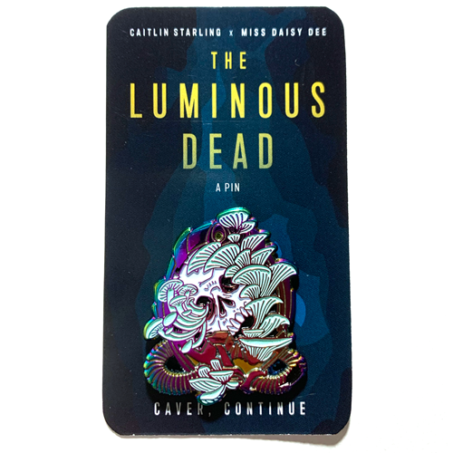 The Luminous Dead - Glow in the Dark Soft Enamel Pin (First Edition)