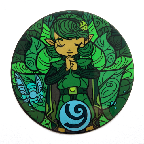 Forest Sage "Stained Glass" Sticker
