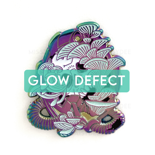 The Luminous Dead - Glow in the Dark Soft Enamel Pin (First Edition)